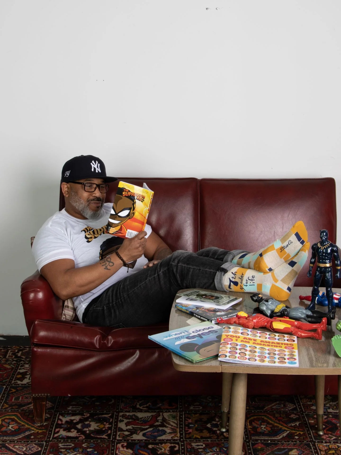 Image of 7th Grader For Life M-Crew Socks
