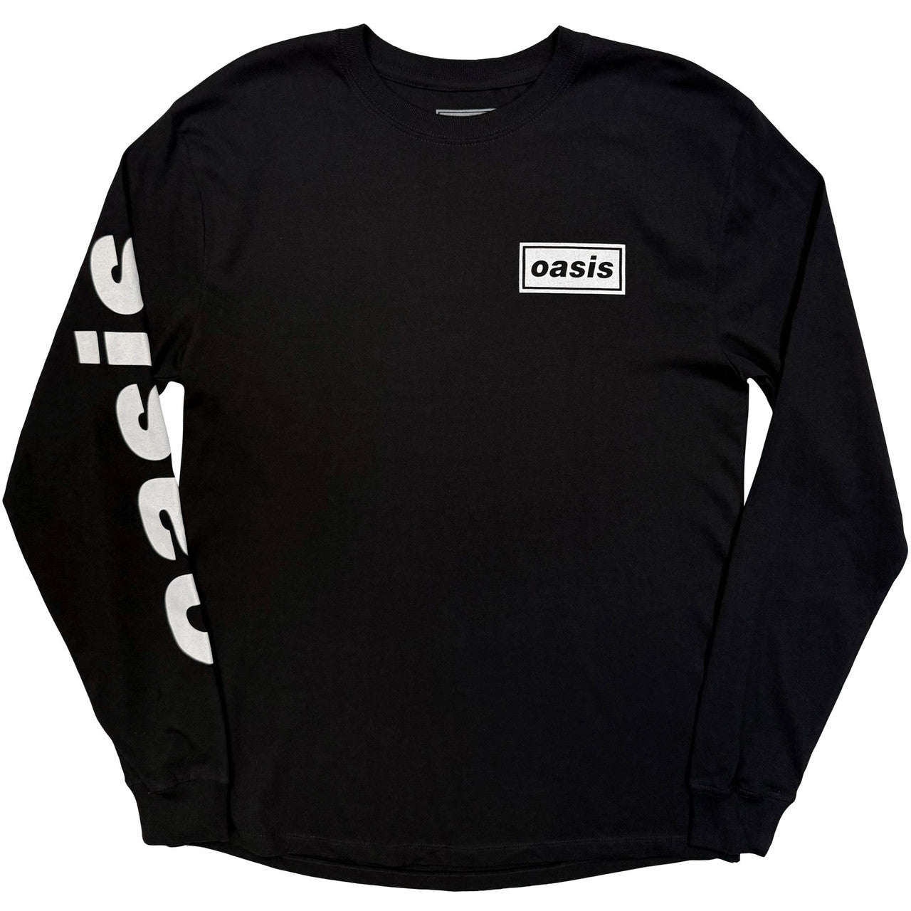 Image of Oasis Unisex Long Sleeve T-Shirt: Live '25 Lockup  (Back Print & Ex-Tour)