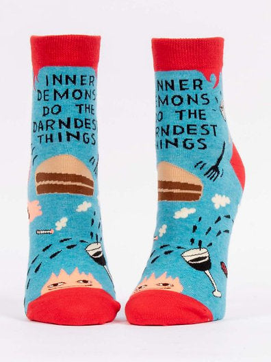 Image of Inner Demons Do The Darndest Things Ankle Socks