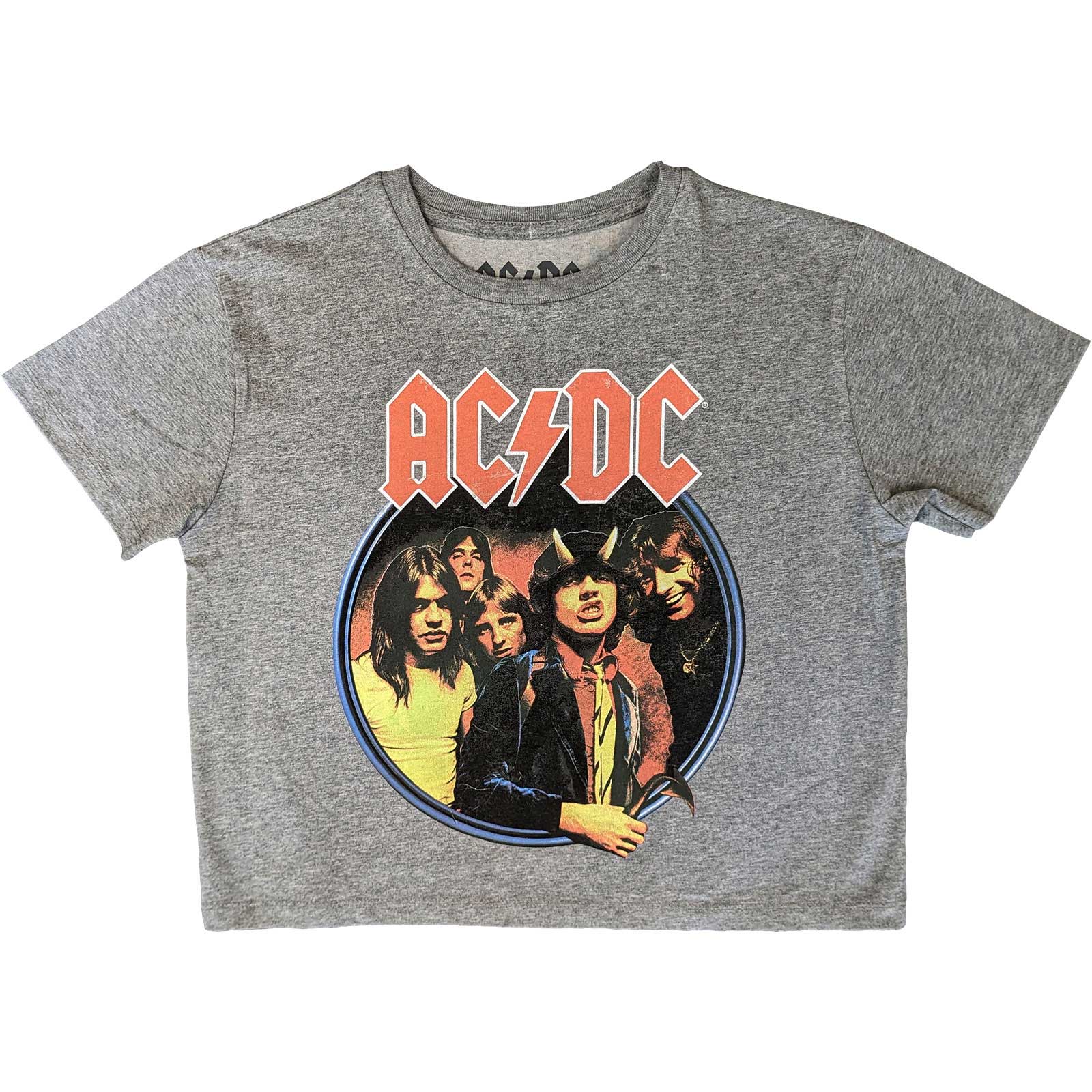 Image of Ac/Dc Crop Top - High Way to Hell Rock Off