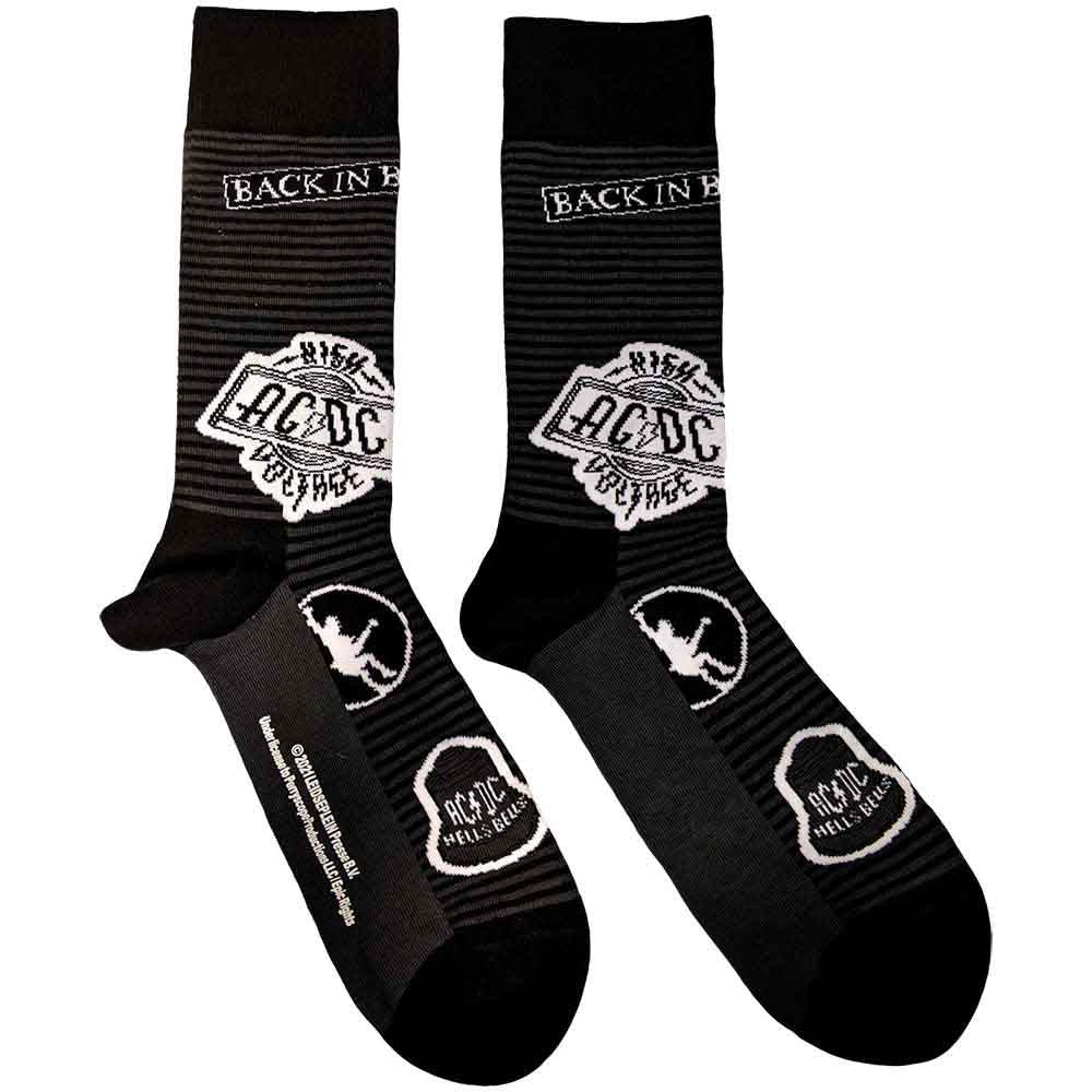AC/DC Unisex Ankle Socks - Icons  (UK SIZE 7 - 11)