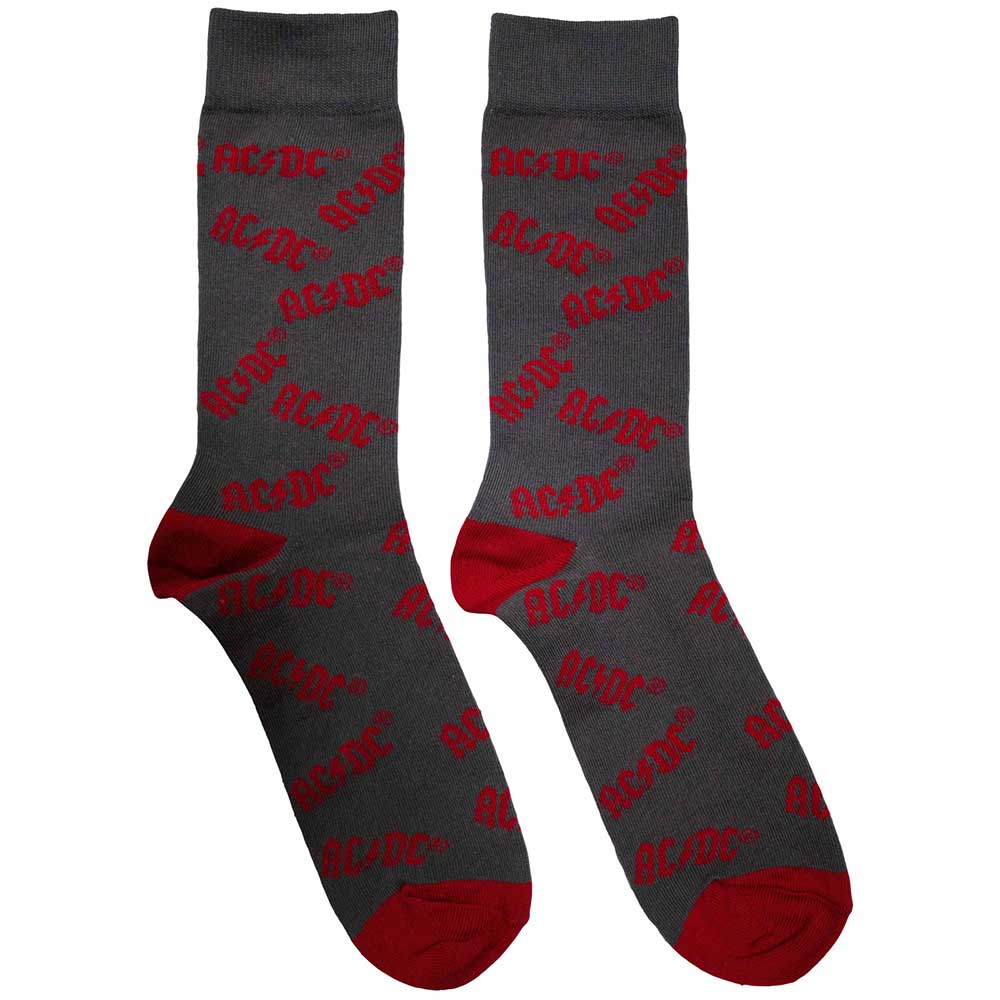 AC/DC Unisex Ankle Socks - Logo Pattern (UK SIZE 6 - 11)