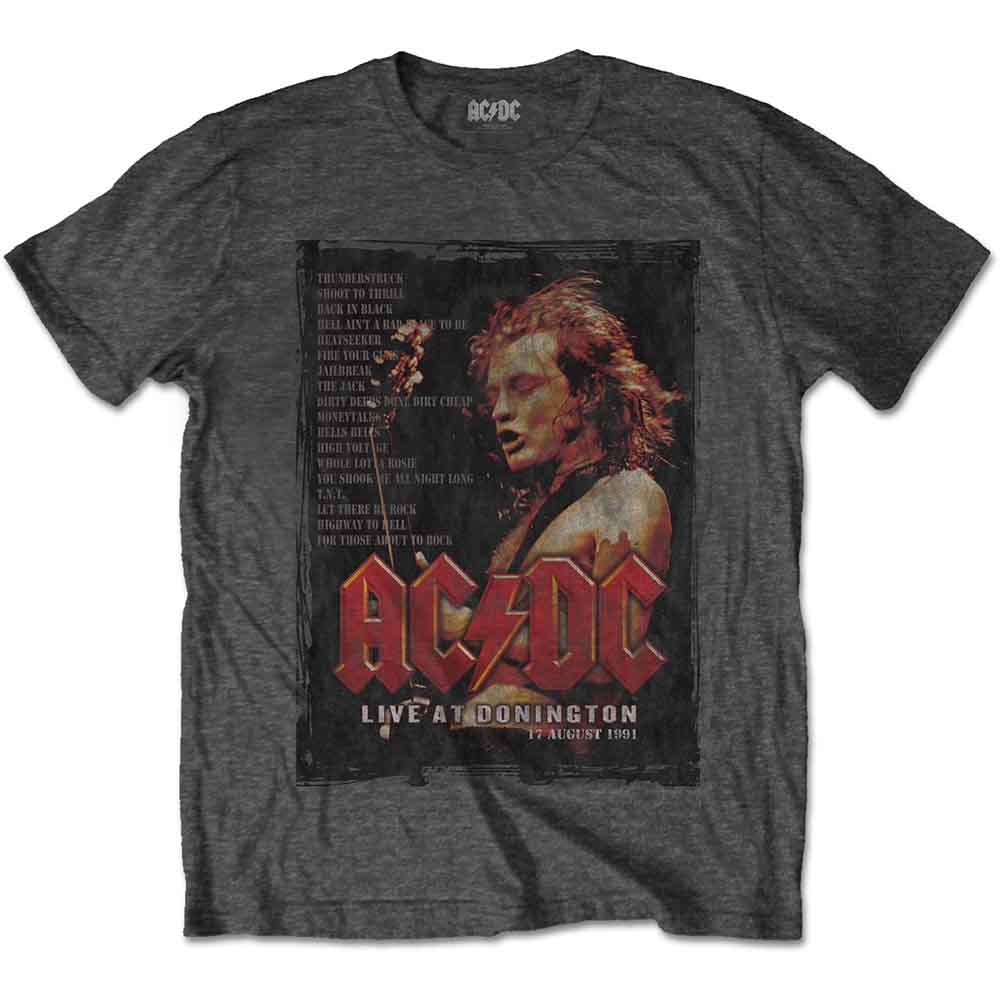 Image of AC/DC T Shirt - Donnington Set Rock Off