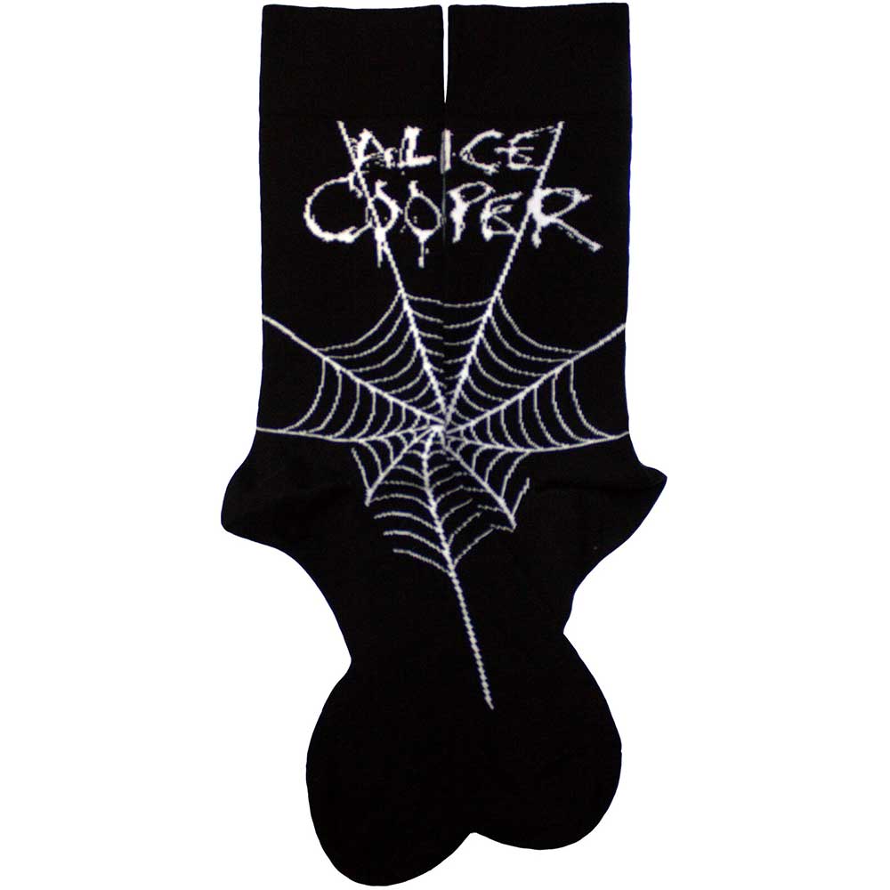 Image of Alice Cooper Unisex Ankle Socks - Web (UK SIZE 6 - 11) Rock Off