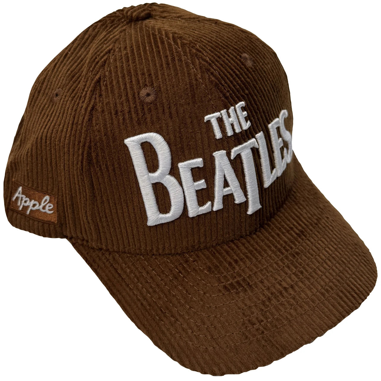 Image of The Beatles Unisex Baseball Cap: Drop T Logo & Apple Corduroy