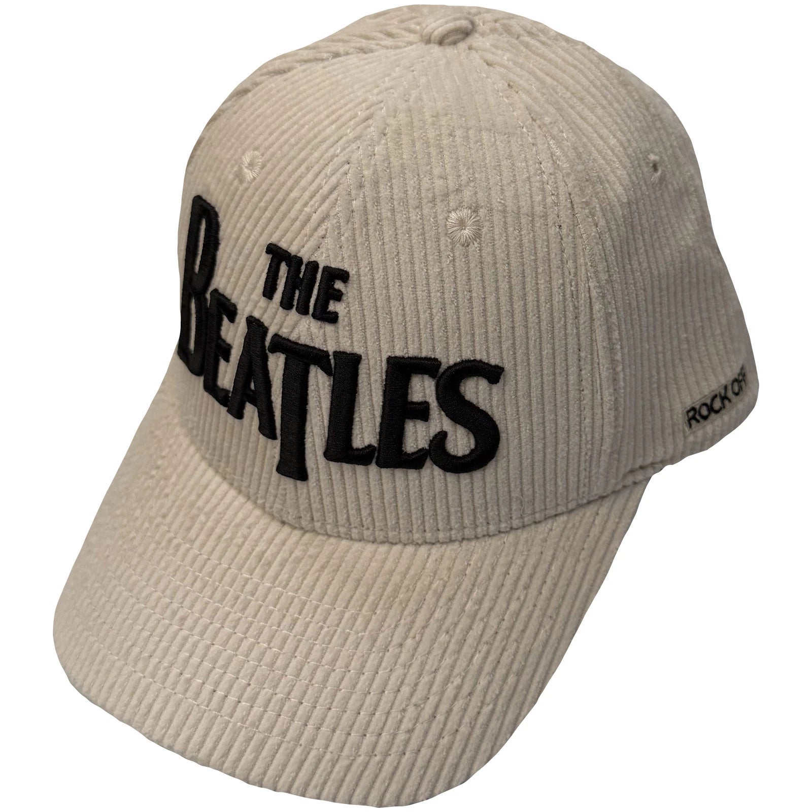 Image of The Beatles Unisex Baseball Cap: Drop T Logo & Apple Corduroy