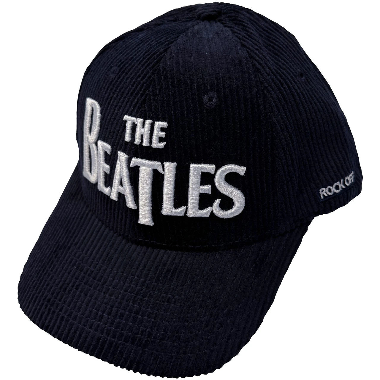 Image of The Beatles Unisex Baseball Cap: Drop T Logo & Apple Corduroy