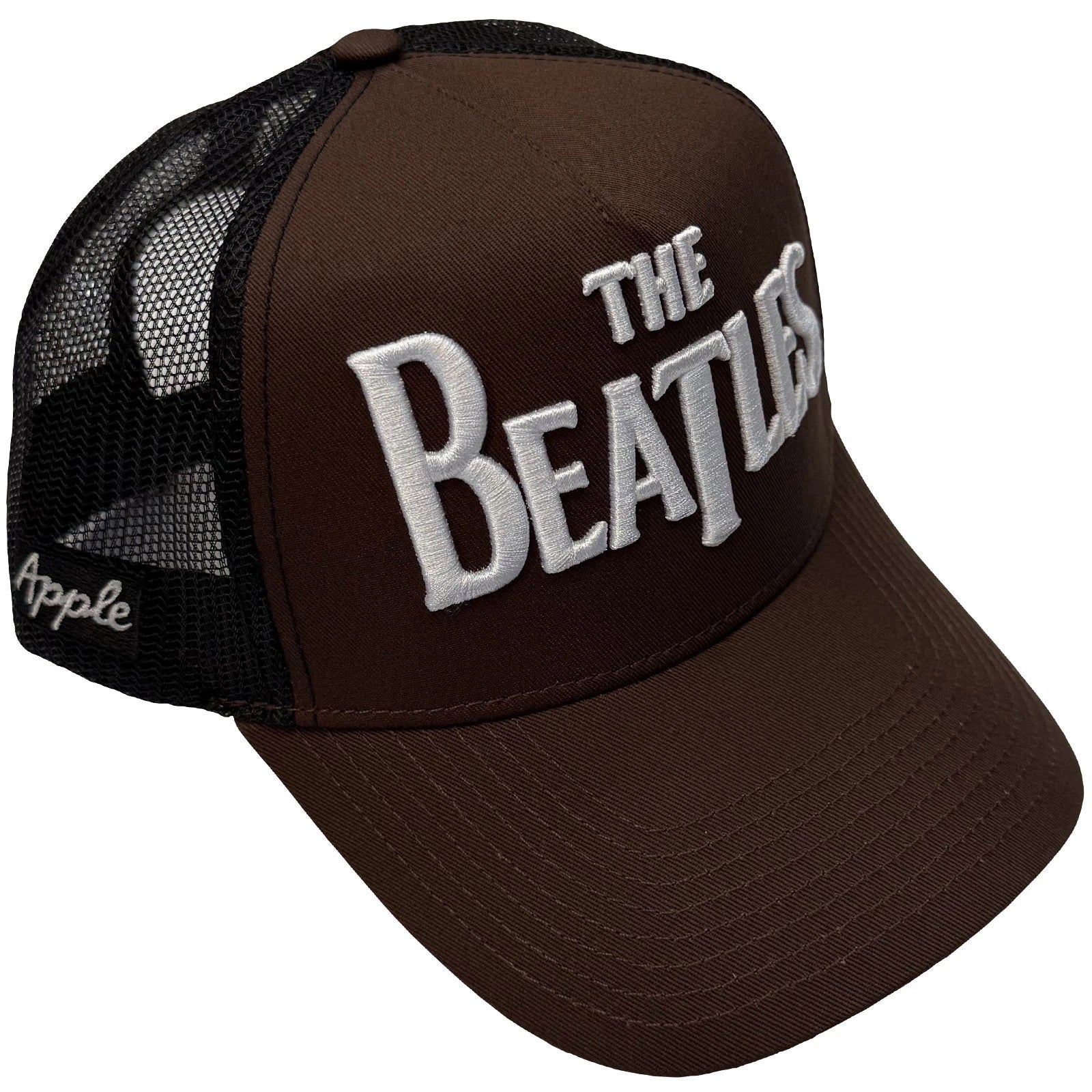 Image of The Beatles Unisex Mesh Back Cap: Drop T Logo & Apple