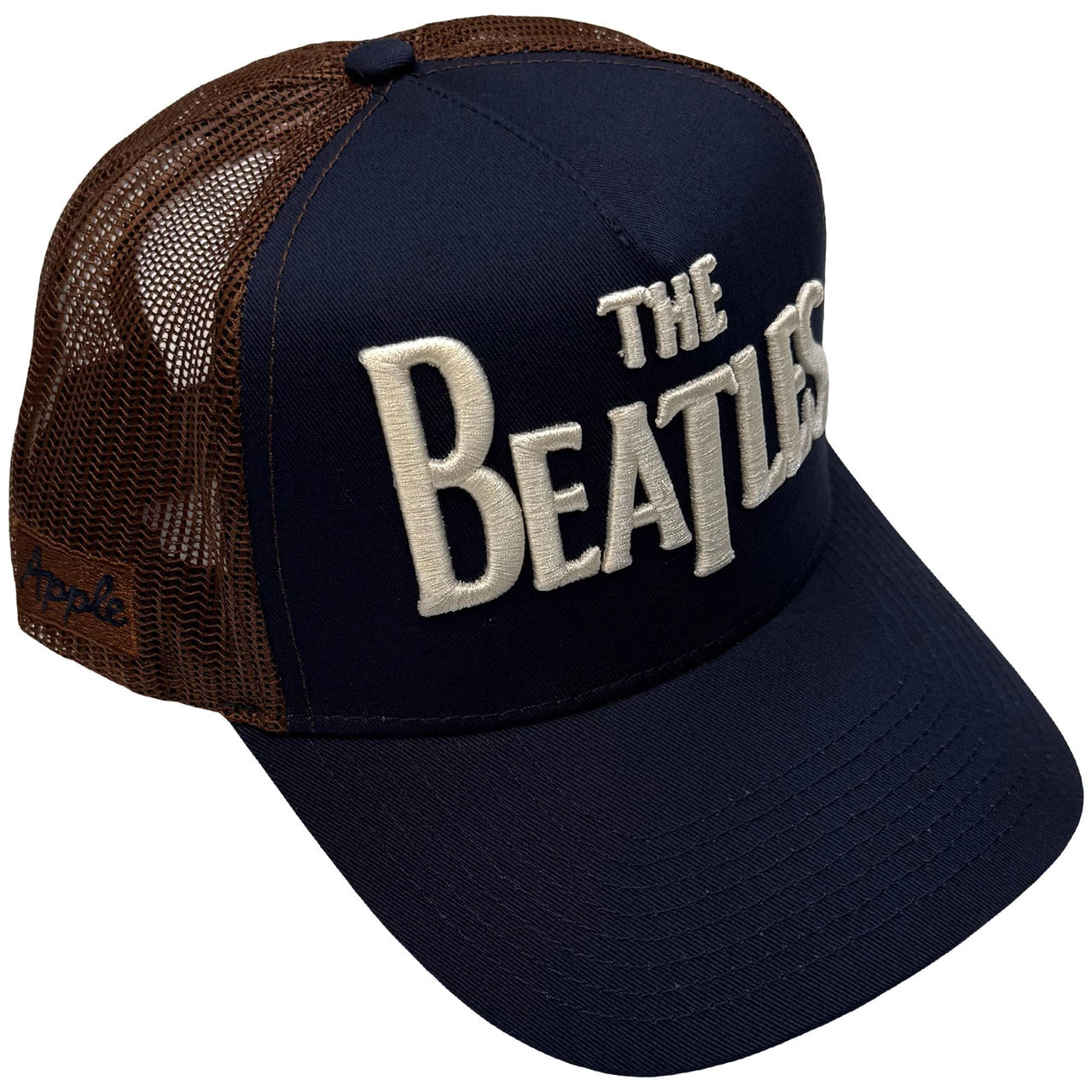 Image of The Beatles Unisex Mesh Back Cap: Drop T Logo & Apple