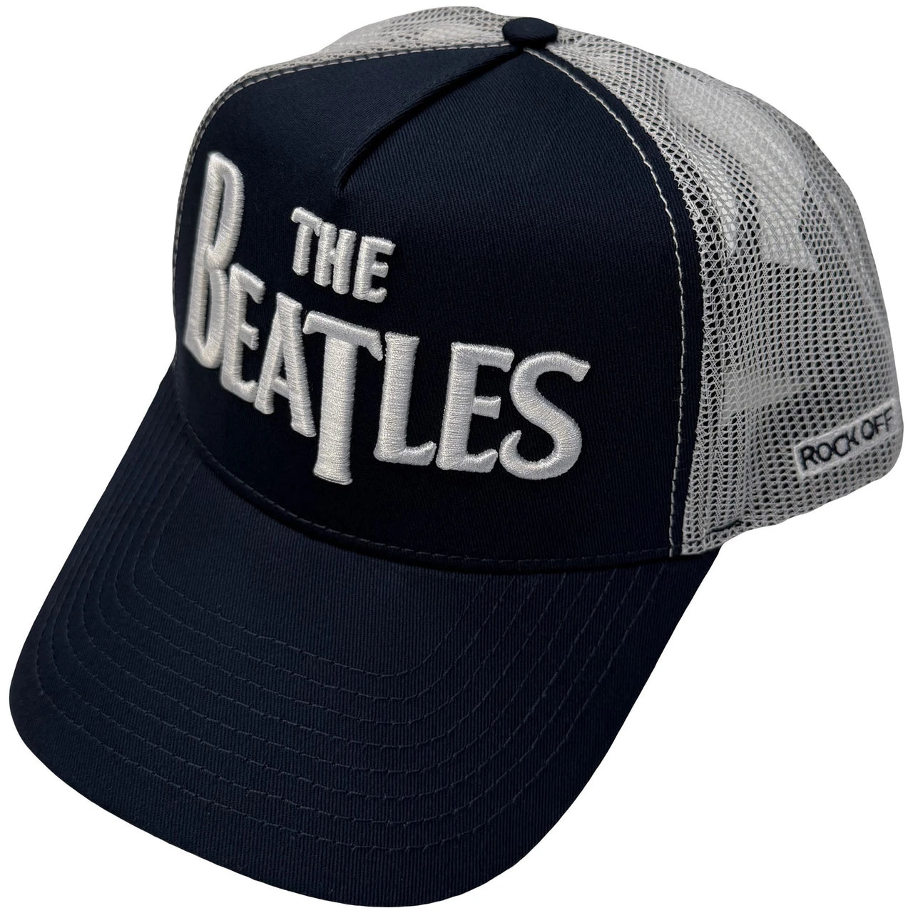 Image of The Beatles Unisex Mesh Back Cap: Drop T Logo & Apple