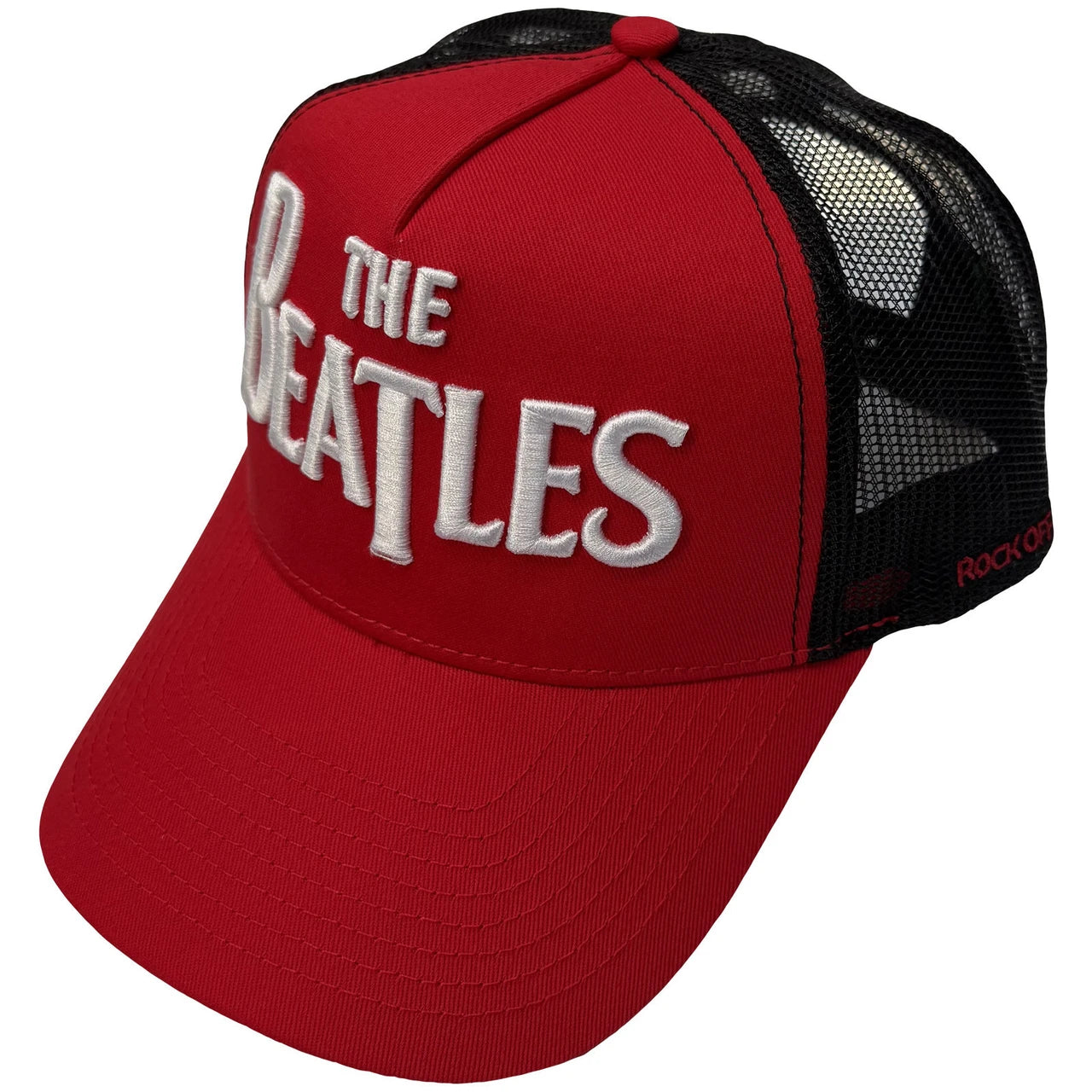 Image of The Beatles Unisex Mesh Back Cap: Drop T Logo & Apple