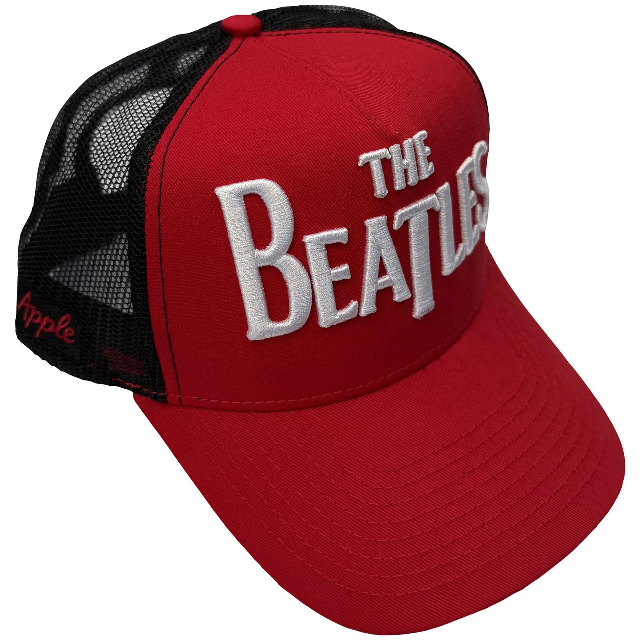Image of The Beatles Unisex Mesh Back Cap: Drop T Logo & Apple