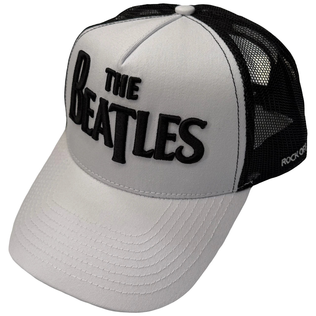 Image of The Beatles Unisex Mesh Back Cap: Drop T Logo & Apple
