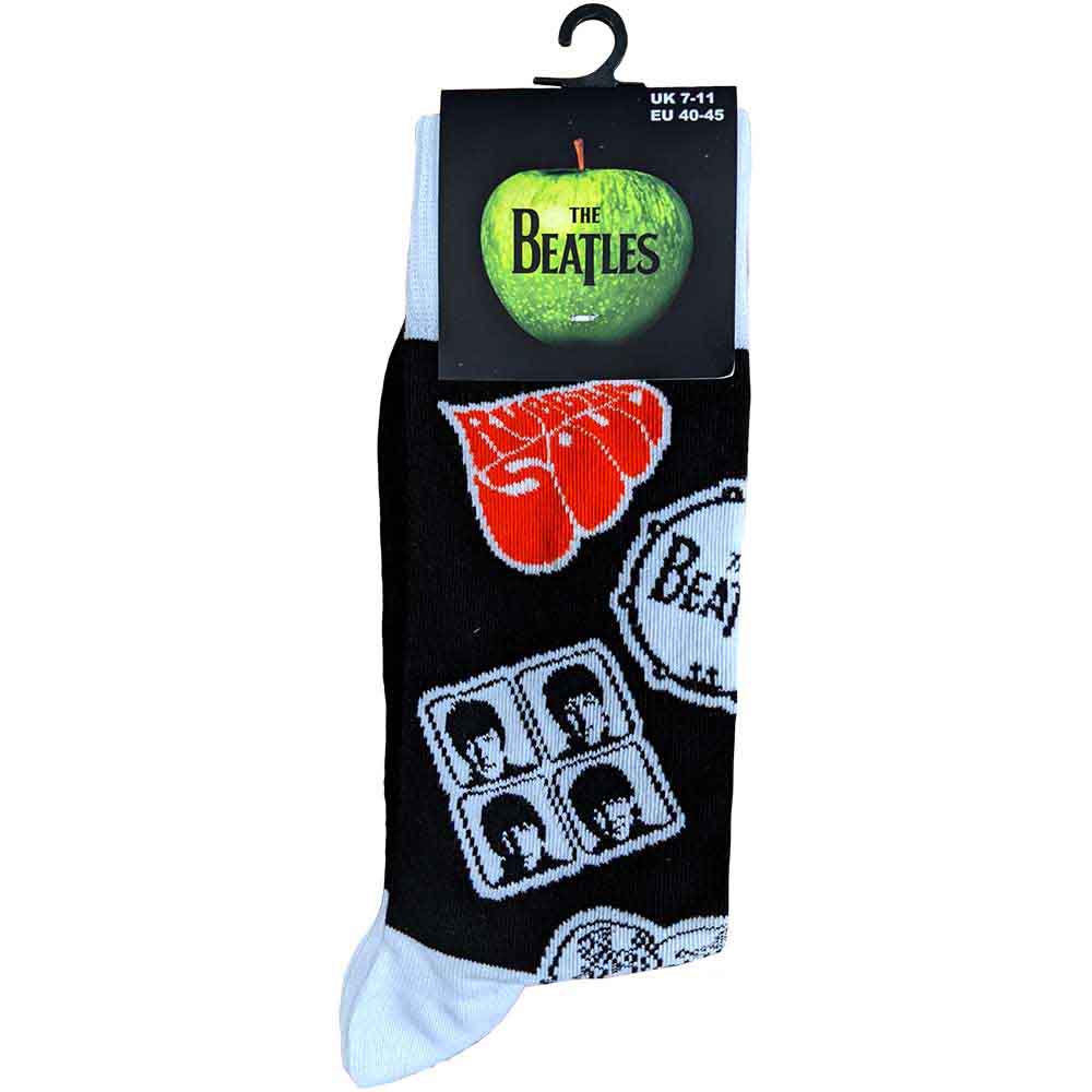 Image of The Beatles Unisex Ankle Socks - Icons UK (SIZE 6 - 11) Rock Off