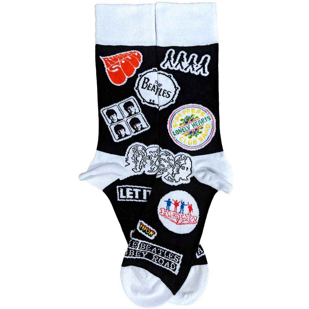 Image of The Beatles Unisex Ankle Socks - Icons UK (SIZE 6 - 11) Rock Off