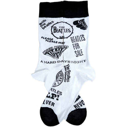 Image of The Beatles Unisex Ankle Socks - Albums Monochrome (SIZE 6 - 11)