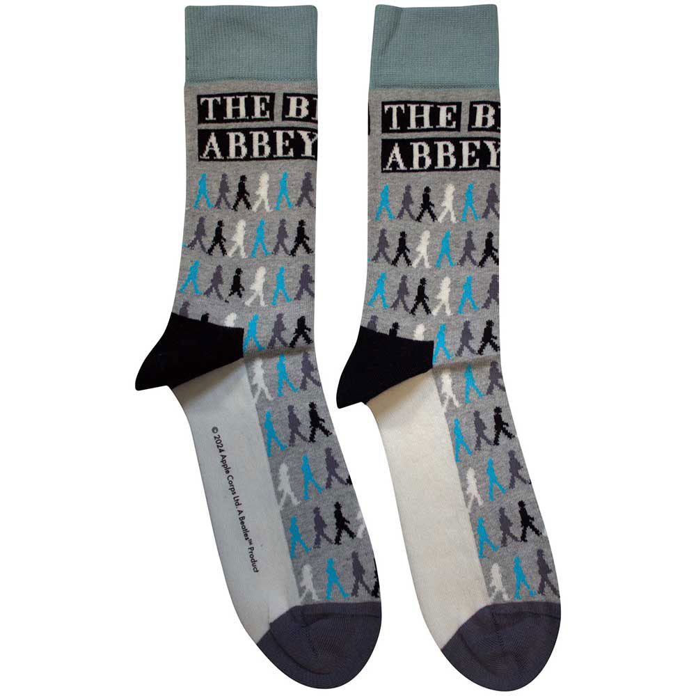Image of The Beatles Unisex Ankle Socks - Abbey Road (SIZE 6 - 11) Rock Off