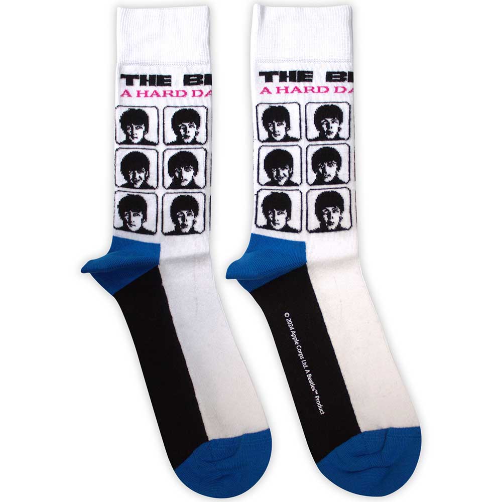 The Beatles Unisex Ankle Socks -Hard Day's Night Album (SIZE 7 - 11)