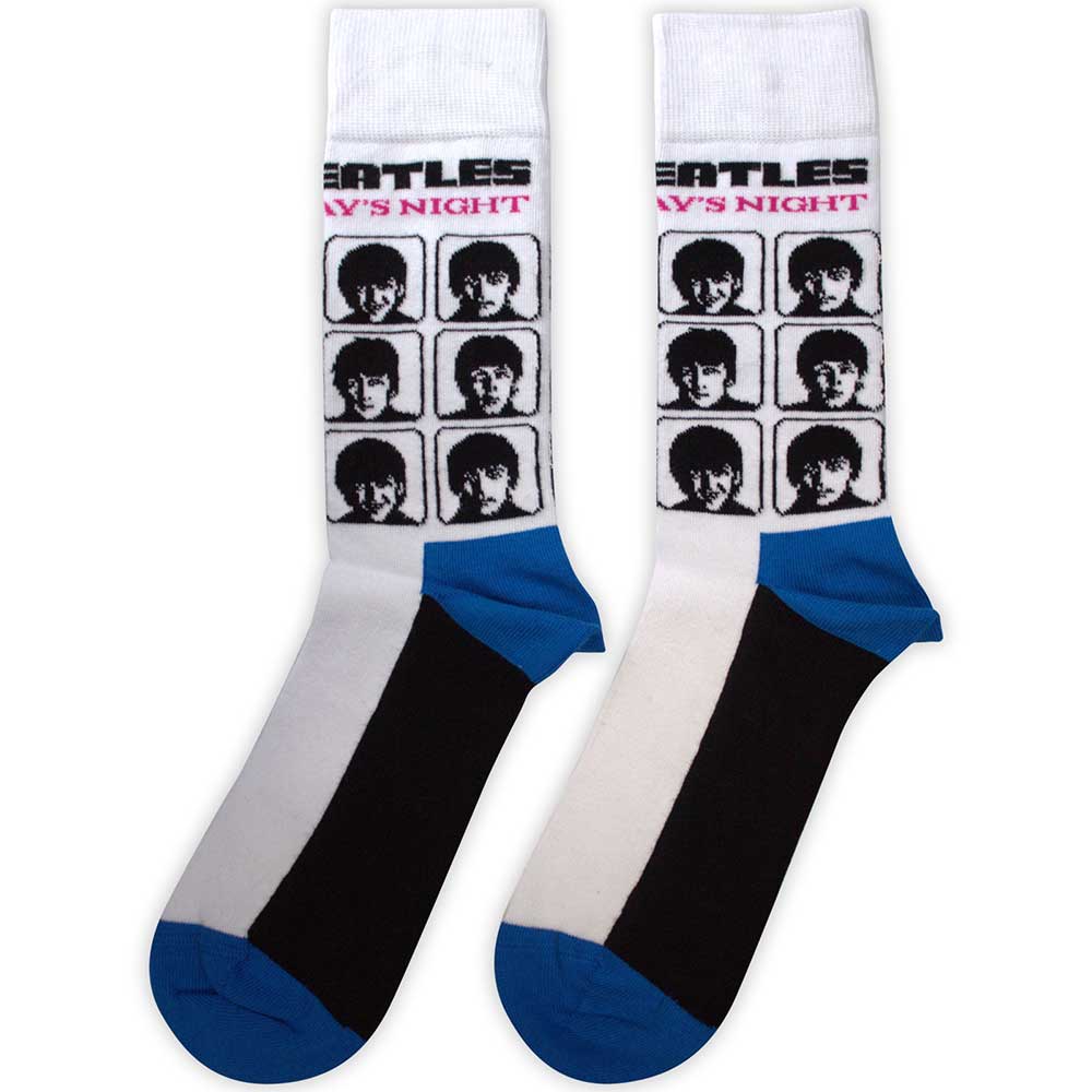The Beatles Unisex Ankle Socks -Hard Day's Night Album (SIZE 7 - 11)