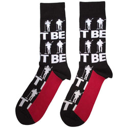 Image of The Beatles Unisex Ankle Socks -  Let It Be Silhouettes Repeat (SIZE 7 - 11)