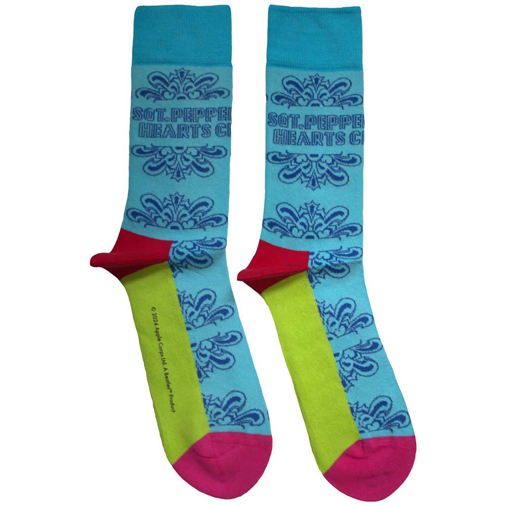 The Beatles Unisex Ankle Socks - SGT Pepper Text Outlines (SIZE 7 - 11)