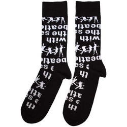 Image of The Beatles Unisex Ankle Socks - With The Beatles Silhouettes (SIZE 7 - 11)