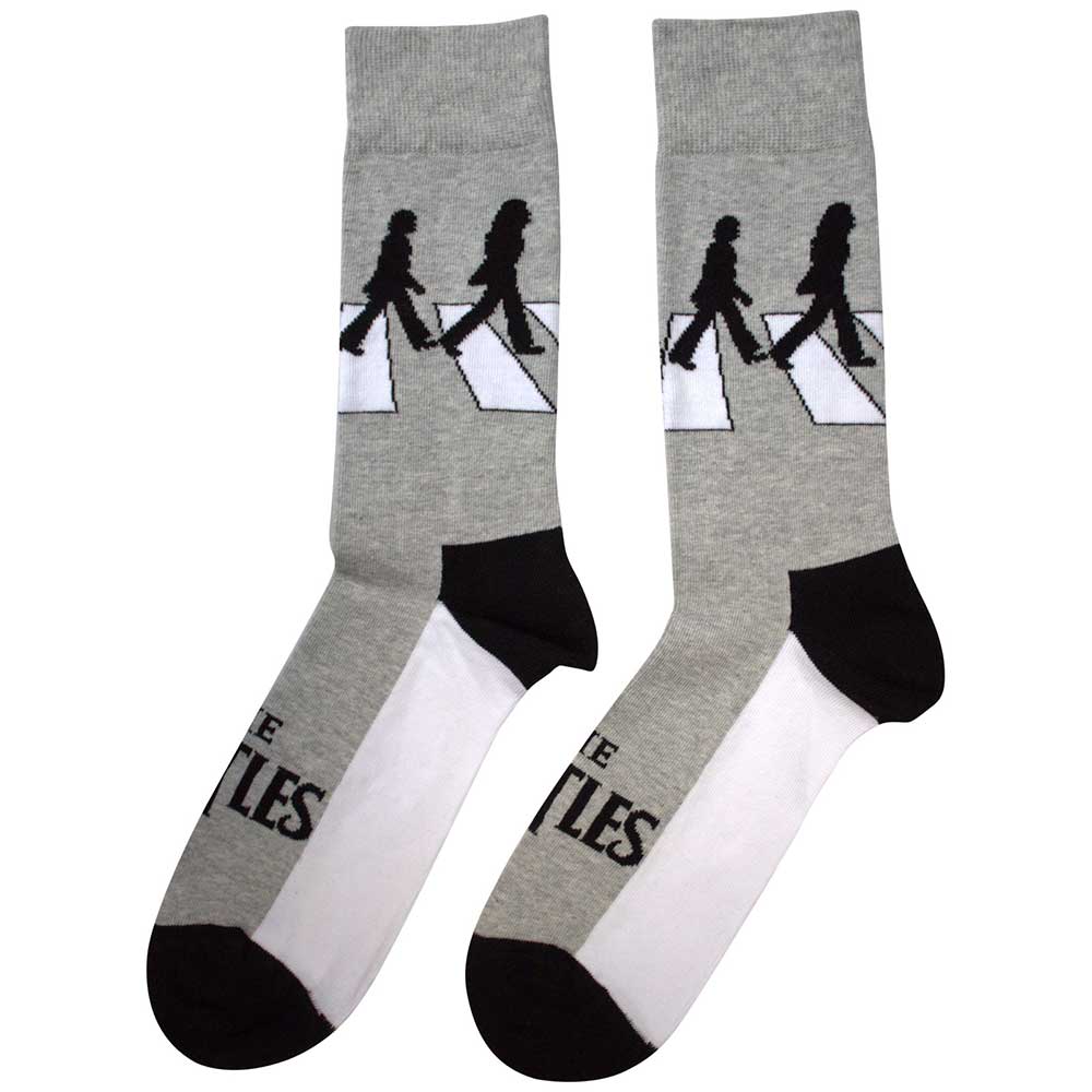 Image of The Beatles Unisex Ankle Socks - Abbey Road Silhouettes (SIZE 7 - 11) Rock Off