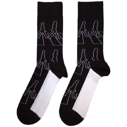 Image of The Beatles Unisex Ankle Socks - Abbey Road Outlines SIZE 7 - 11)