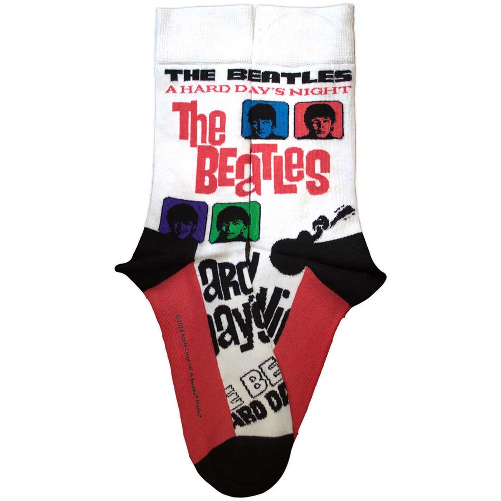 The Beatles Unisex Ankle Socks - Hard Day's Night Colours (SIZE 7 - 11)