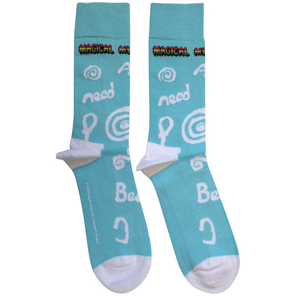Image of The Beatles Unisex Ankle Socks - All You Need Is Love (SIZE 7 - 11) Rock Off