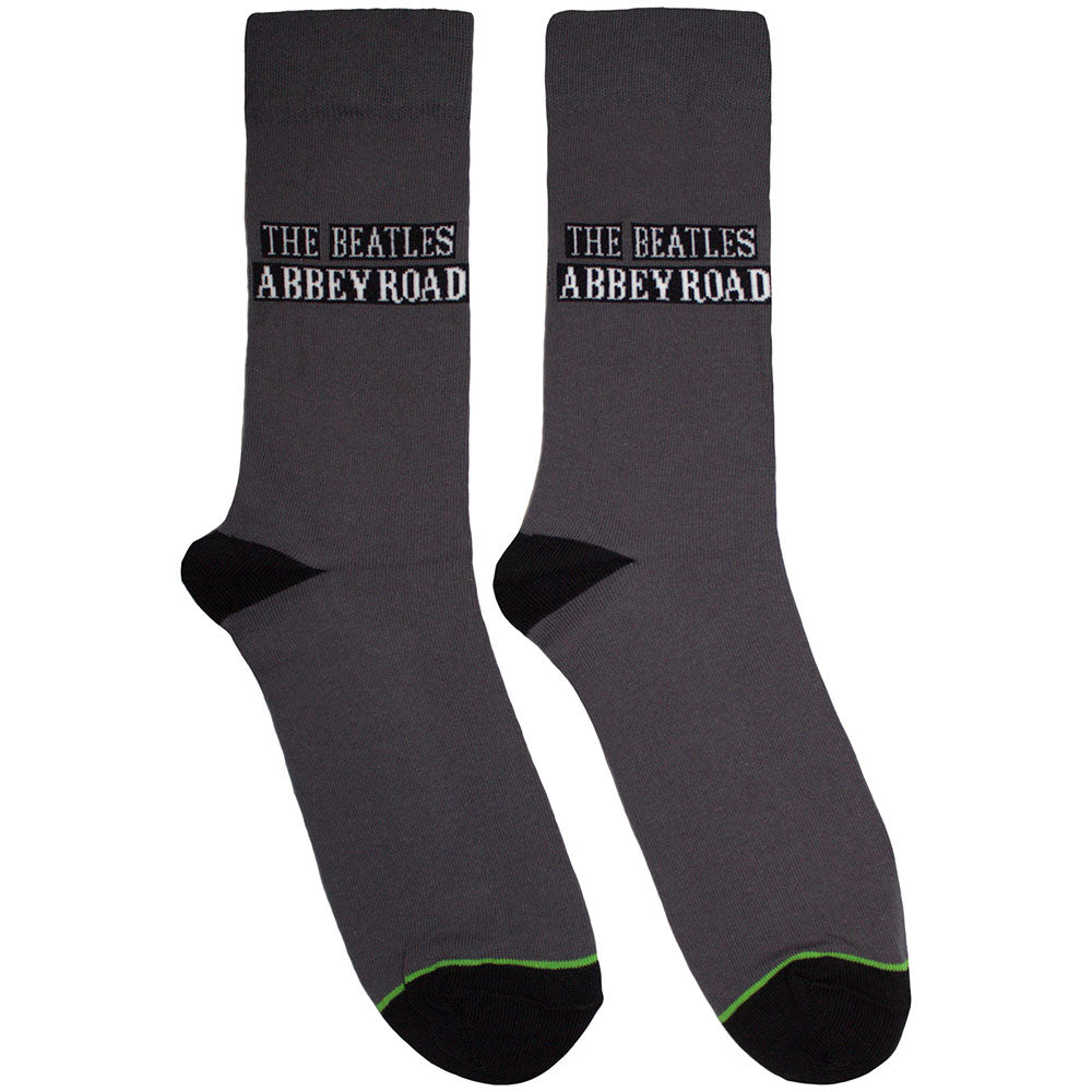 Image of The Beatles Unisex Ankle Socks - Abbey Road Sign Rock Off