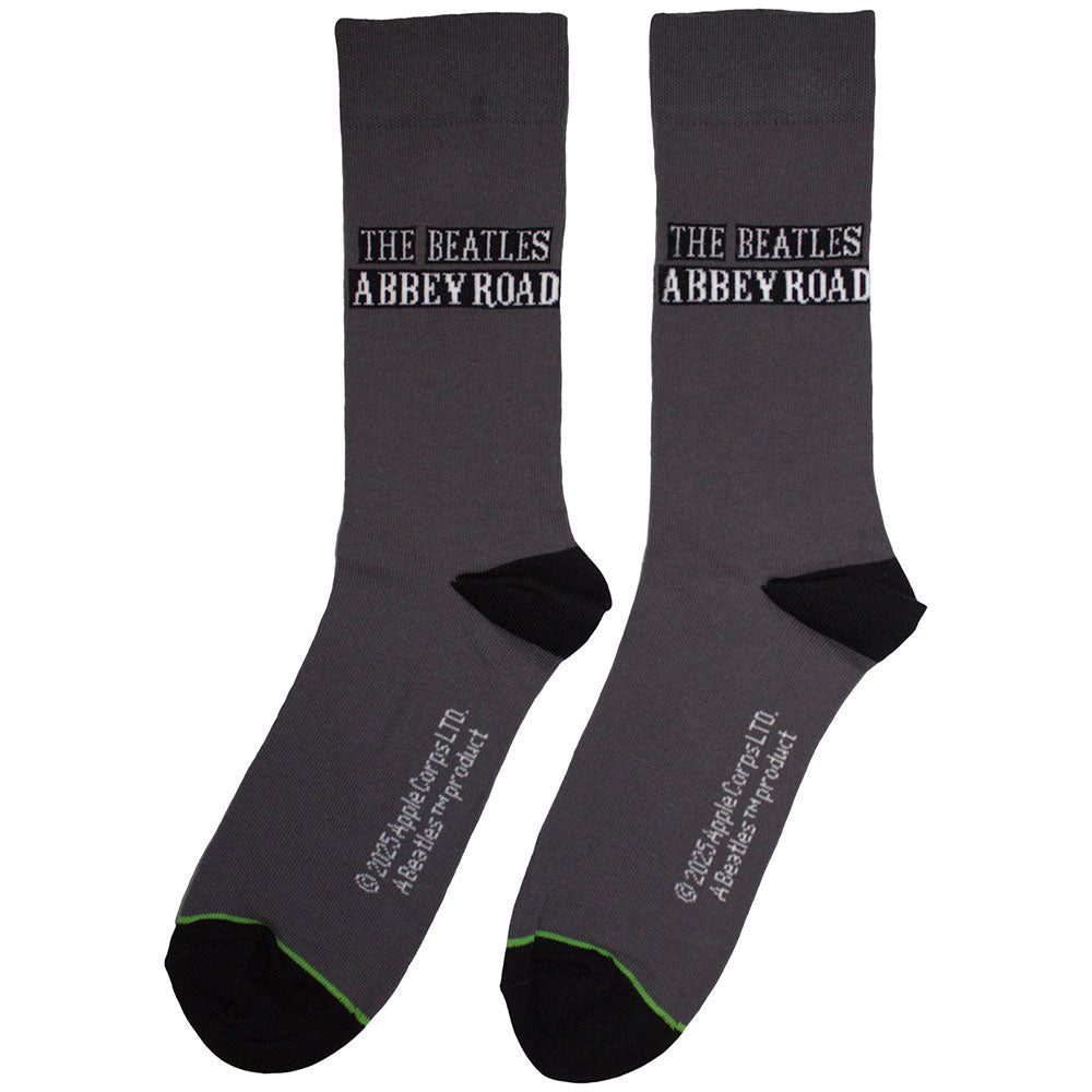 Image of The Beatles Unisex Ankle Socks - Abbey Road Sign Rock Off