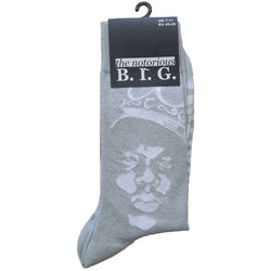 Image of Biggie Smalls Unisex Ankle Socks - Crown Monochrome