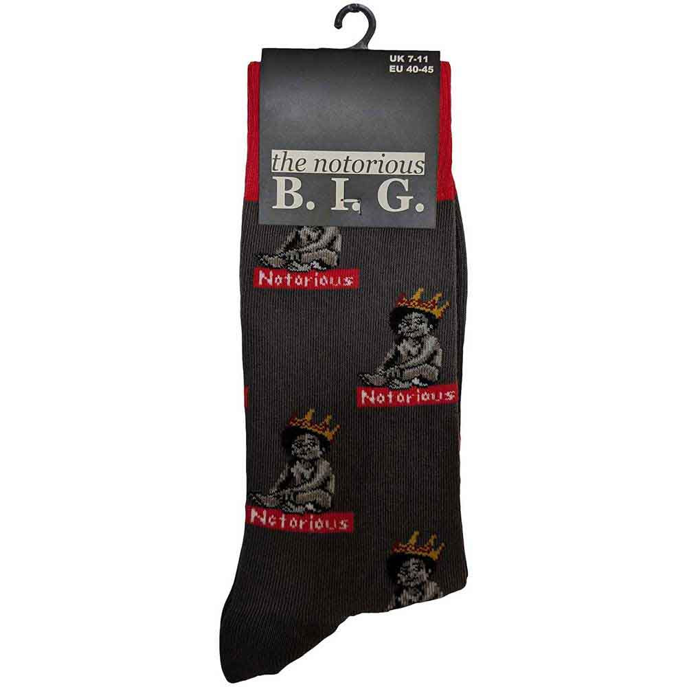 Image of Biggie Smalls Unisex Ankle Socks - Notorious Baby Rock Off