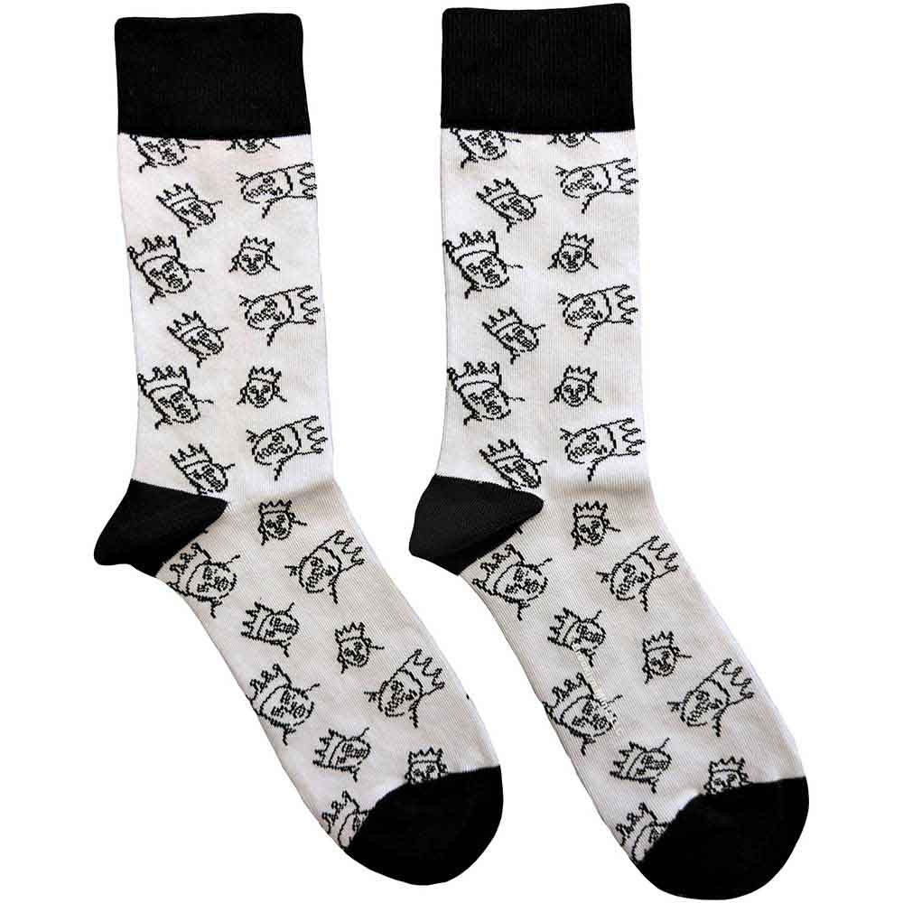 Image of Biggie Smalls Unisex Ankle Socks - Hand-Drawn Rock Off