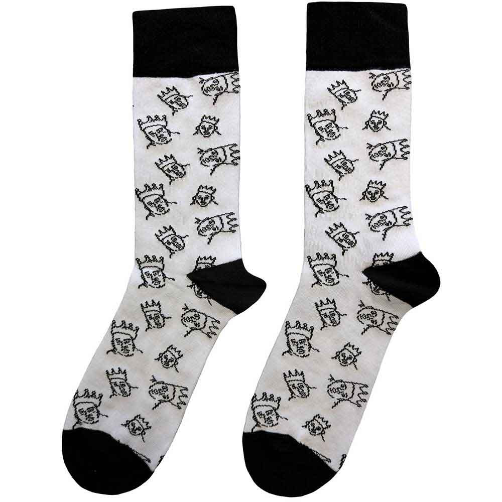 Image of Biggie Smalls Unisex Ankle Socks - Hand-Drawn Rock Off