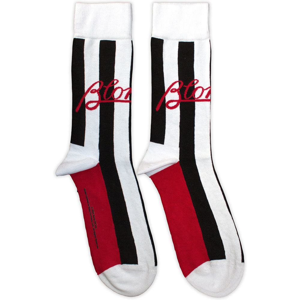 Image of Blondie Unisex Ankle Socks - Parallel Lines Rock Off