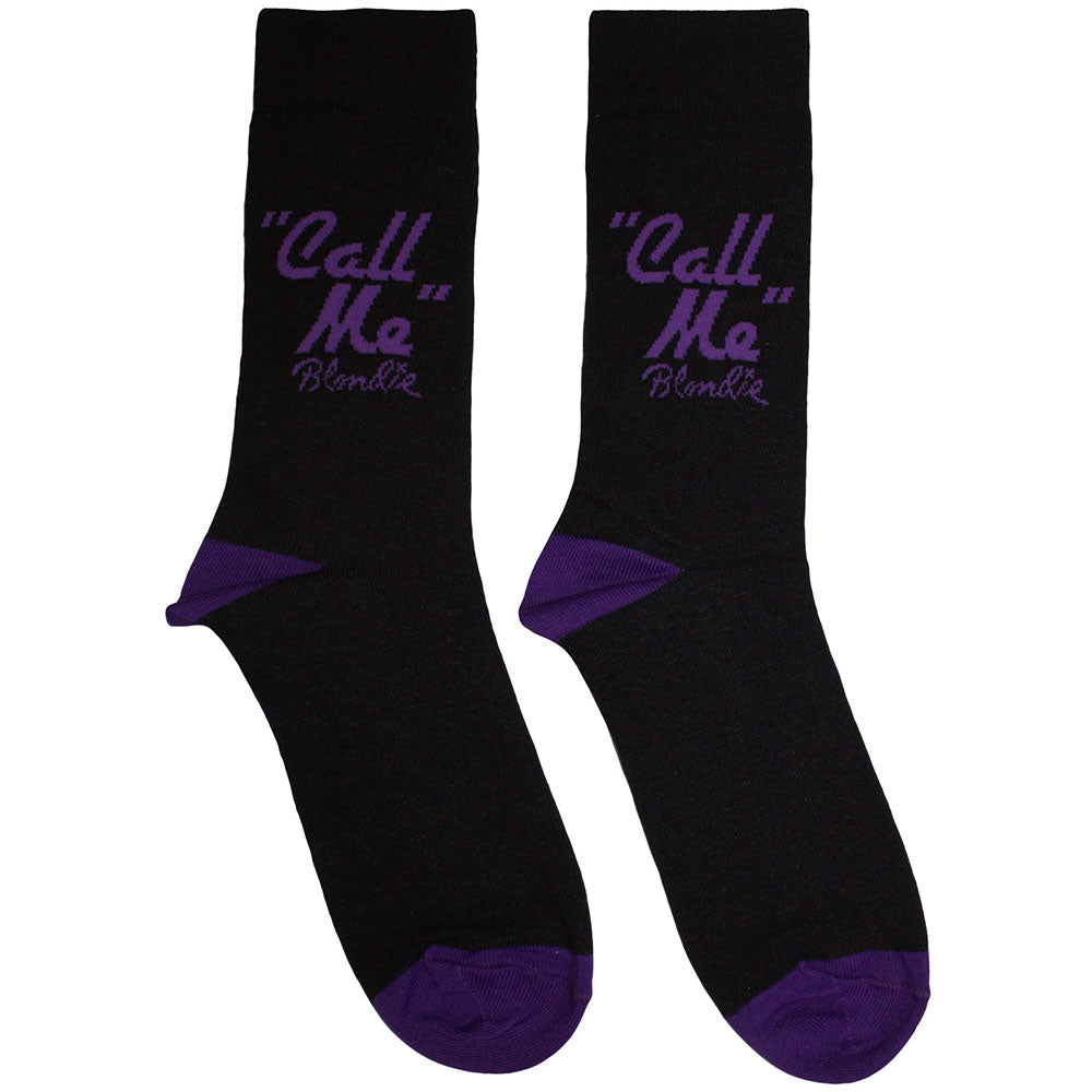 Blondie Unisex Ankle Socks - Call Me