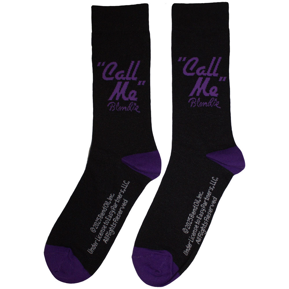 Blondie Unisex Ankle Socks - Call Me