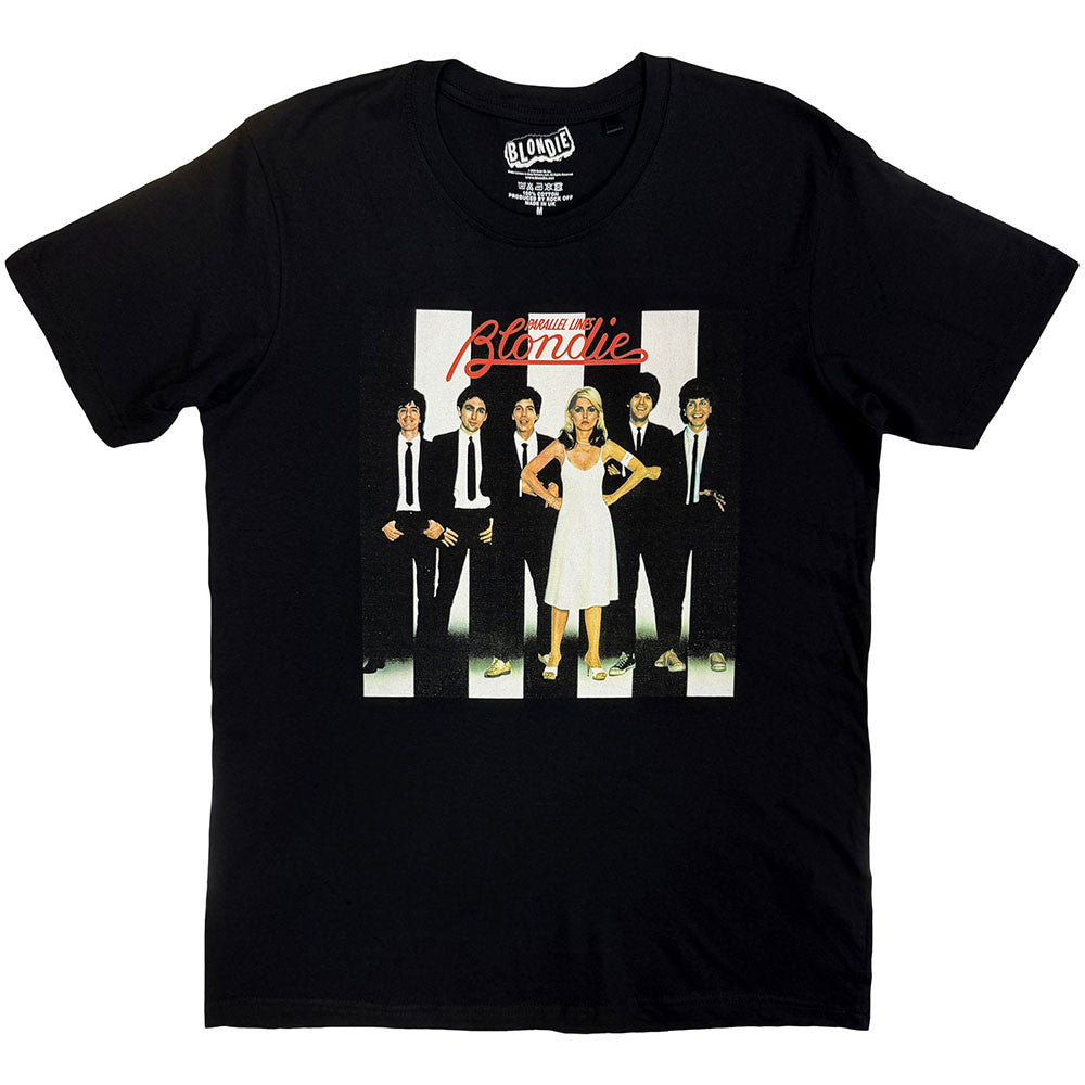 Image of Blondie Unisex T-Shirt: Parallel Lines (Back Print)