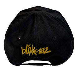 Image of Blink 182 Unisex Baseball Cap - Yellow Six Arrow Smiley