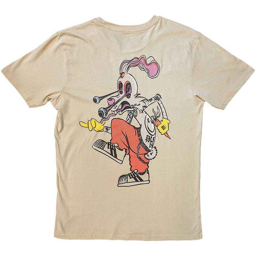 Image of Blink 182 Unisex T-Shirt - Roger Rabbit (Back print) Rock Off