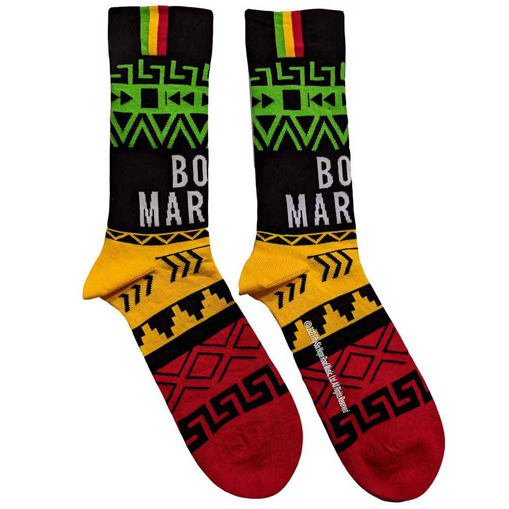 Image of Bob Marley Unisex Ankle Socks - Press Play Rock Off