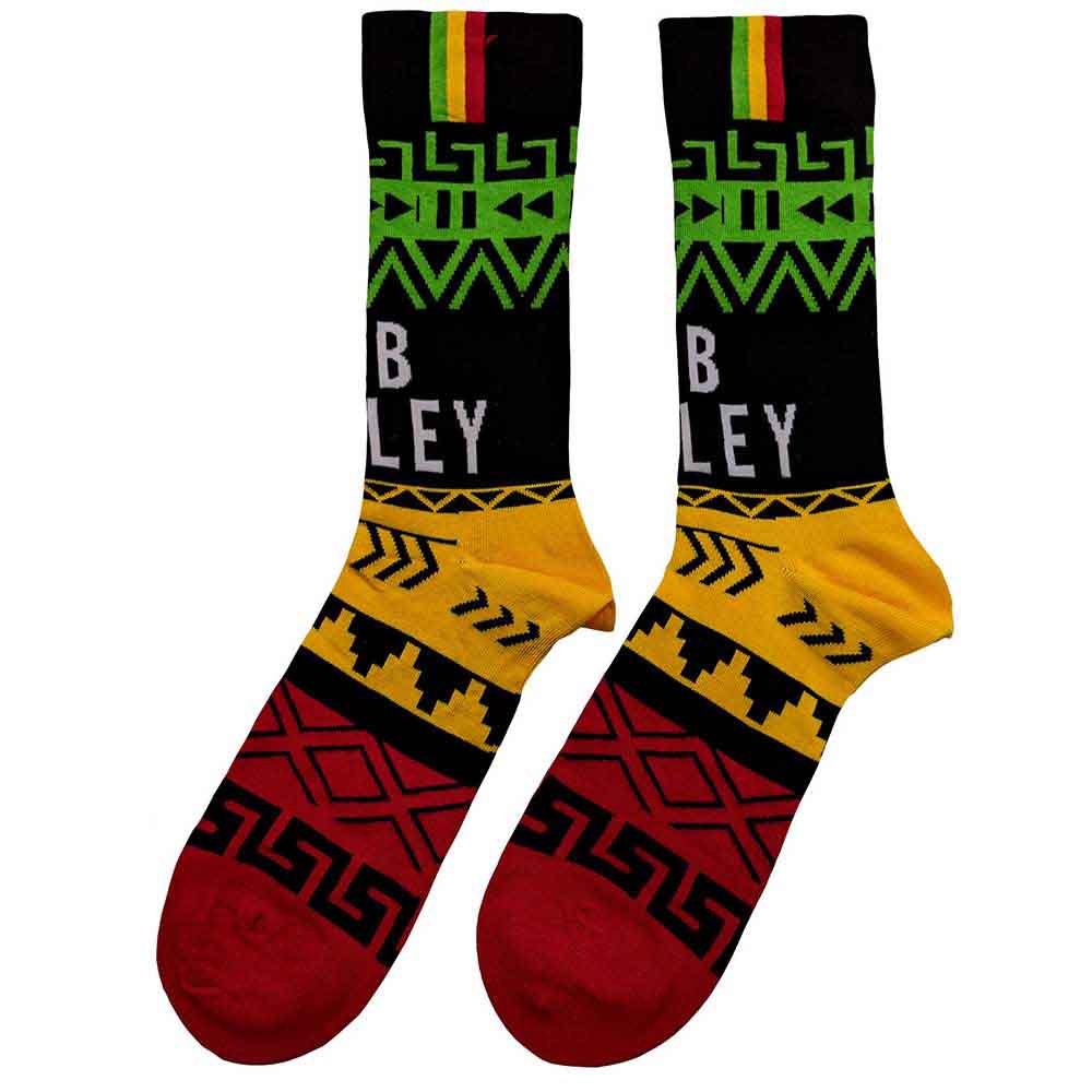 Image of Bob Marley Unisex Ankle Socks - Press Play Rock Off