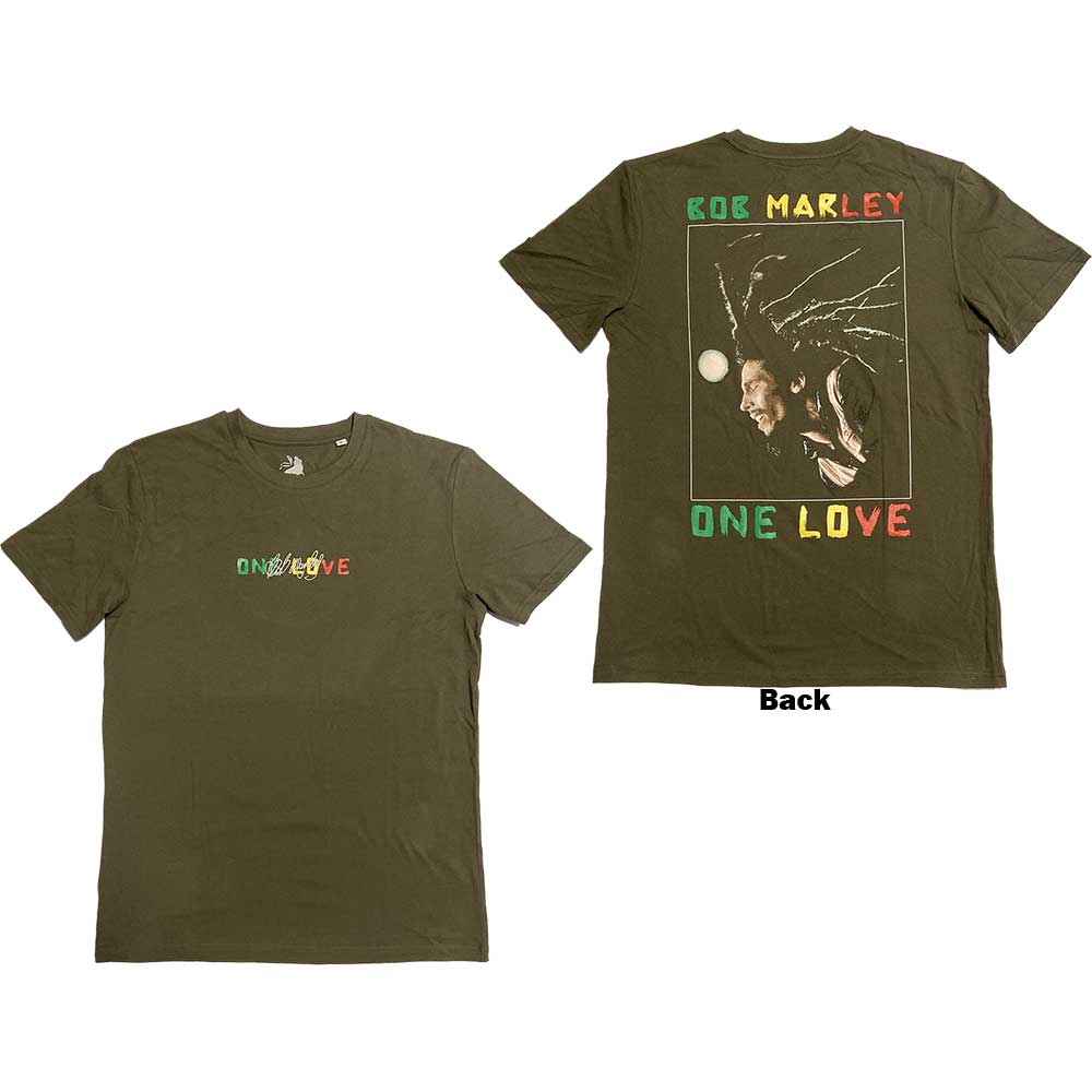 Image of Bob Marley - One Love Dreads , Back print & Embroidery Rock Off