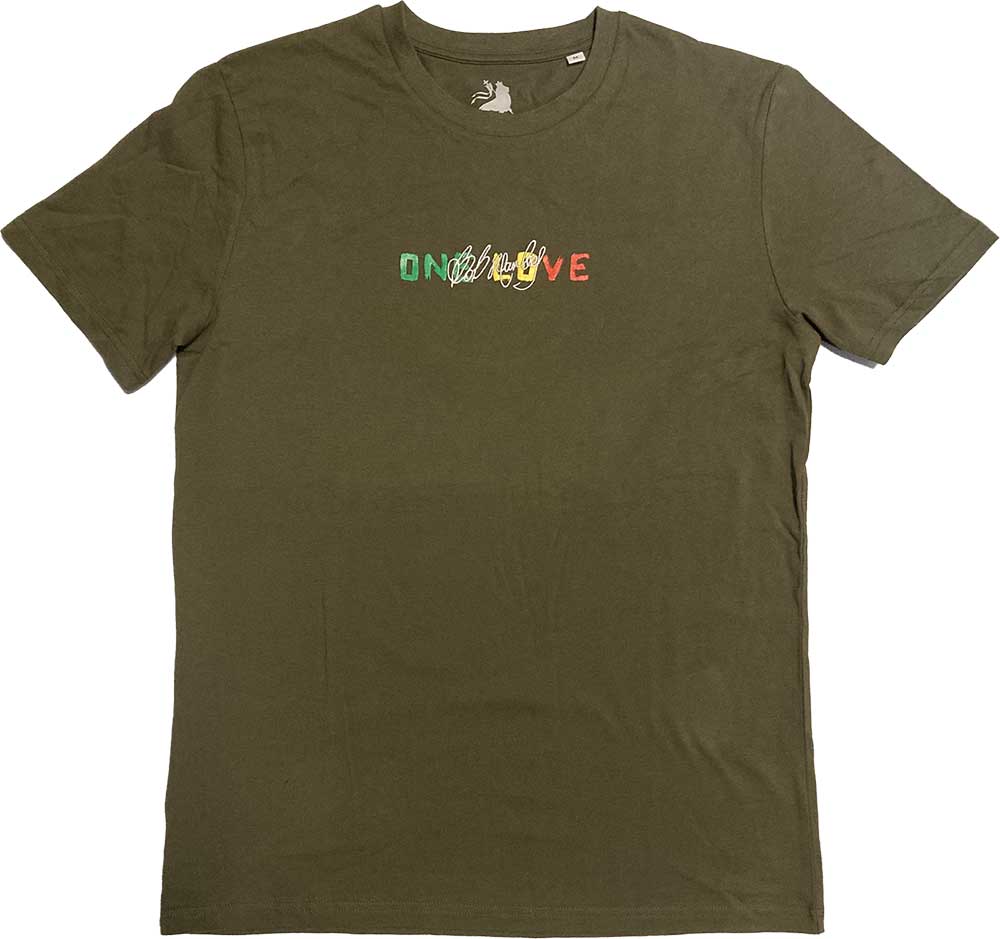 Bob Marley - One Love Dreads , Back print & Embroidery