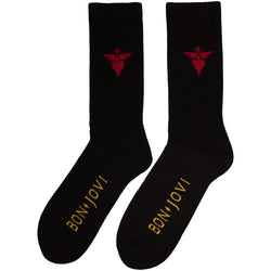 Image of Bon Jovi Unisex Ankle Socks - Dagger Heart