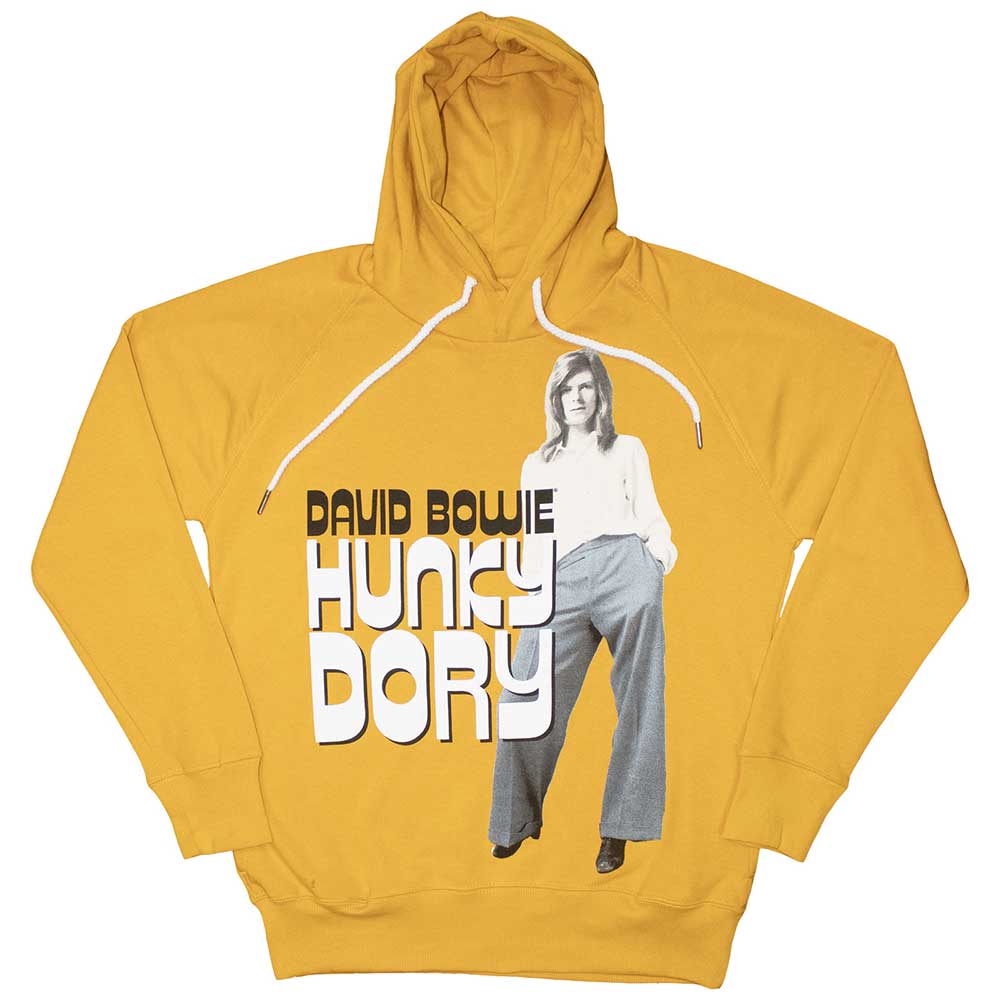 Image of David Bowie Unisex Pullover Hoodie - Hunky Dory 2 Rock Off
