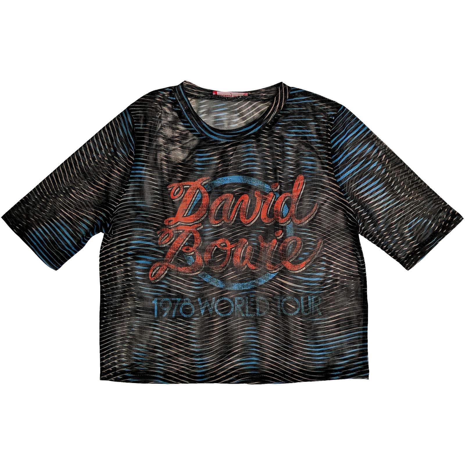 David Bowie Crop Top - 1979 World Tour