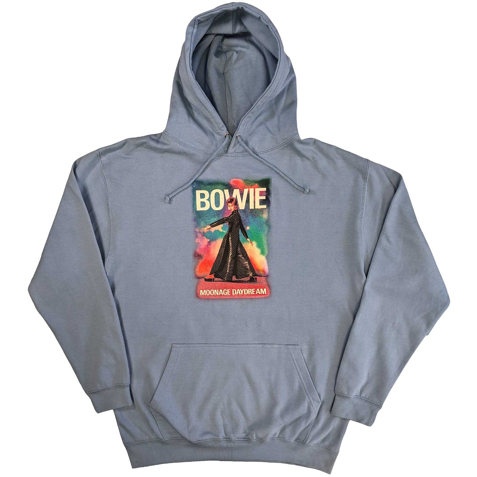 Image of David Bowie Unisex Pullover Hoodie - Moonage 11 Fade Rock Off